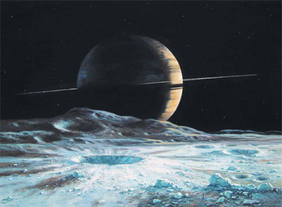 Rhea, Salah Satu Bulan di Planet Saturnus Diduga Kuat Memiliki Oksigen